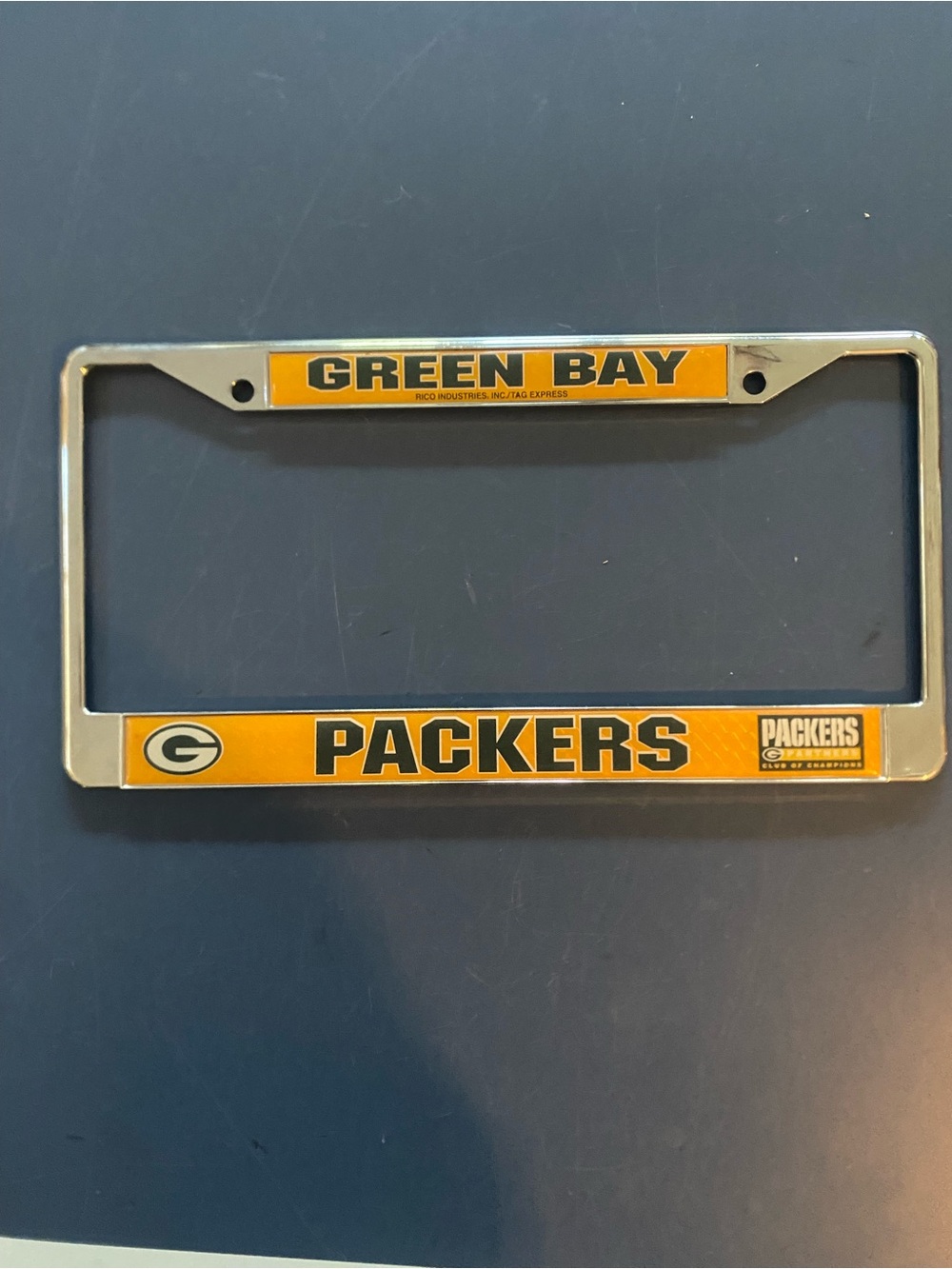 Green Bay Packers Metal License Plate Frame